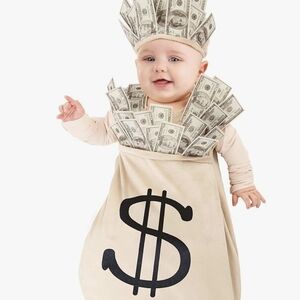 Money Bag Baby Costume - Like New
